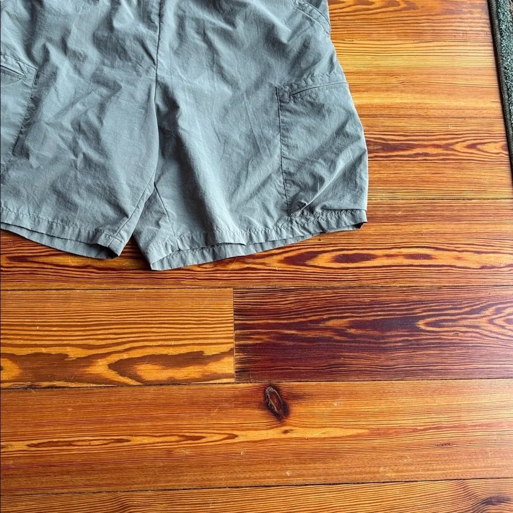 Columbia Men's Packable Belted Cargo Swim Trunks In Green Size Medium